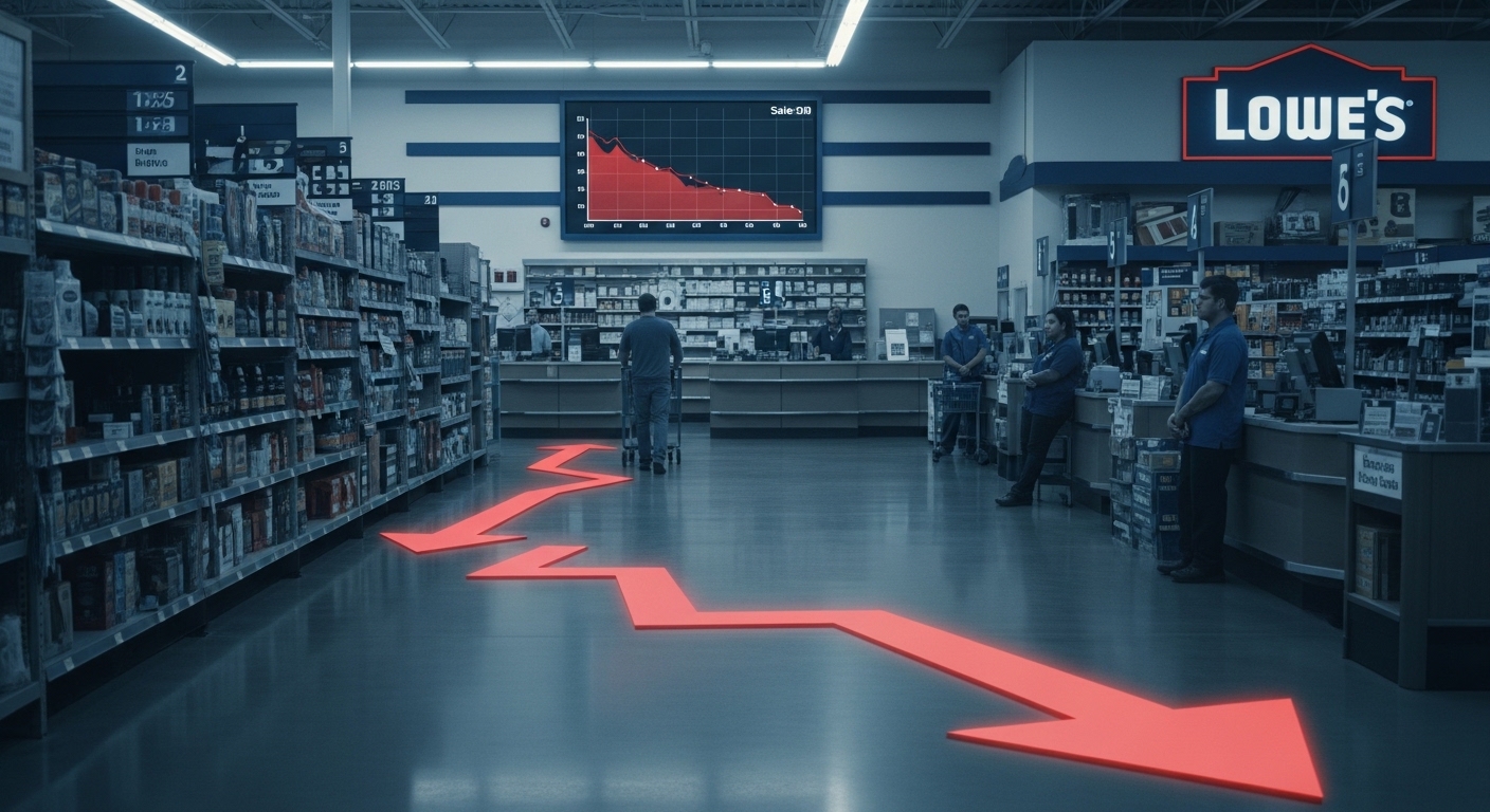 Lowe's customer traffic decline