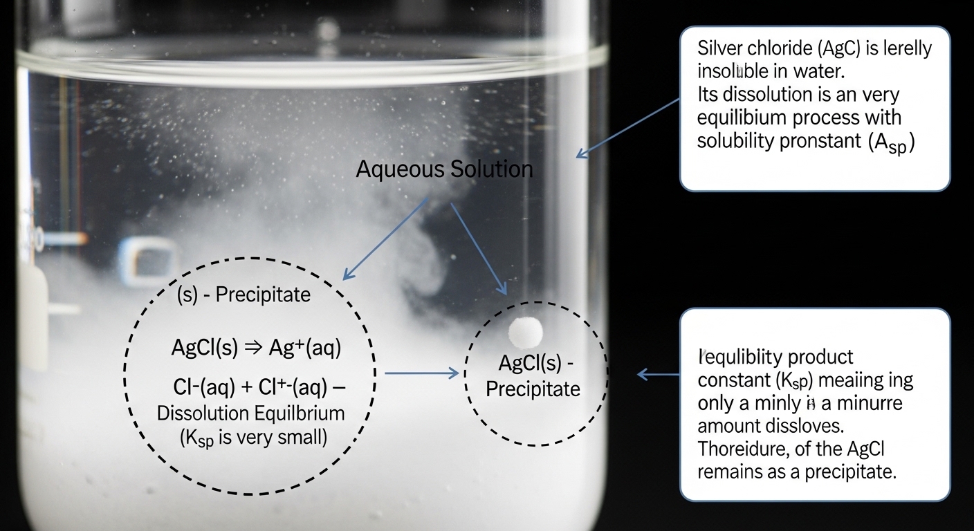 Did the precipitated AgCl dissolve